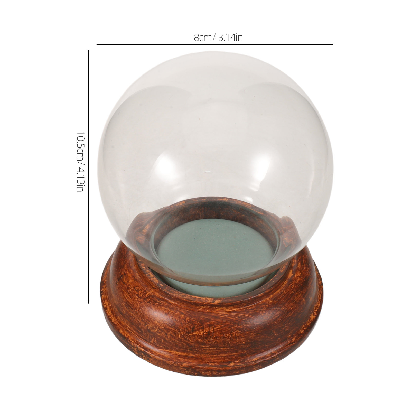 80 mm Klares Leeres Glas-Schne – Plastic Dome Clear Bewertung und Preis