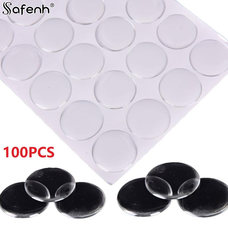 100 stücke/blatt 25mm Runde Do – Plastic Dome Clear Bewertung und Preis