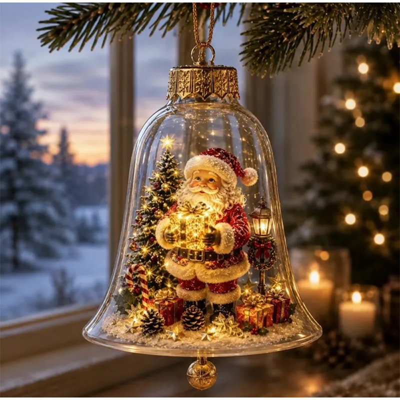 2026 Warme LED-Weihnachtsglock – Plastic Dome Clear Bewertung und Preis